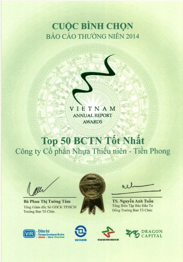 NTP - Năm thứ hai liên tiếp đạt top 50 Báo cáo thường niên tốt nhất
